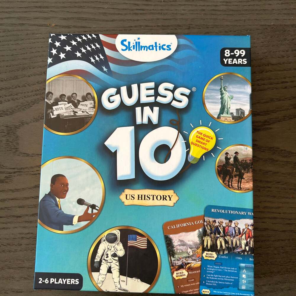 Skillmatics Card Game: Guess in 10 U.S.‎ HISTORY
